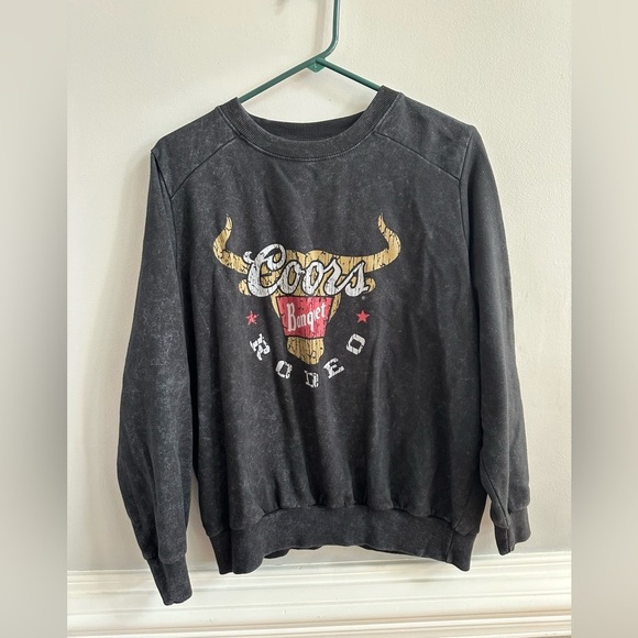 Coors Sweaters - Coors Banquet Logo Graphic Crewneck Sweatshirt